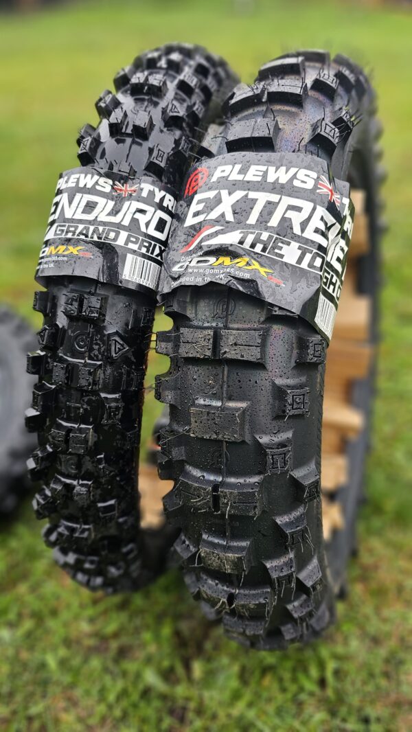 PACHET PlewsTyres Extreme TOUGH ONE Super Soft (SPATE) + PLEWS TYRES 90/100-21 EN1 Enduro Grand Prix (FATA) - imagine 2