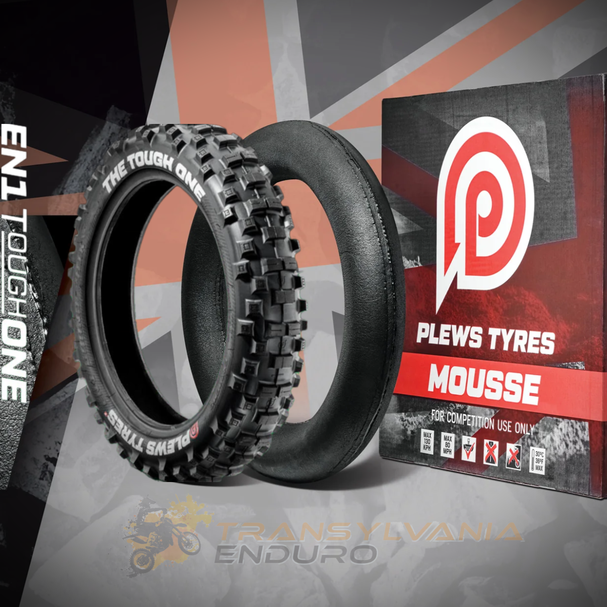 Pachet Plews Tyres EN1 TOUGH ONE SPEC B [Noroi] + Mousse Plews Tyres Soft Spate