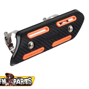 Fm-Parts Exhaust Protection 4 Stroke Universal Black/Orange