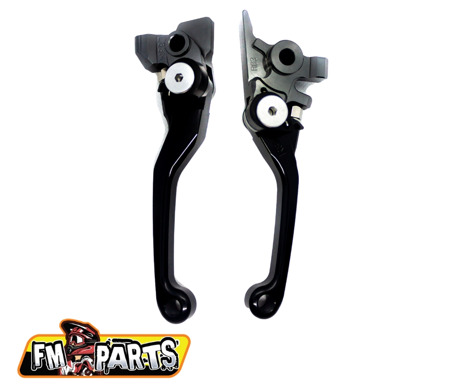 Set Manete Foldabile KTM 2015-2025 Fm-Parts Black - imagine 2
