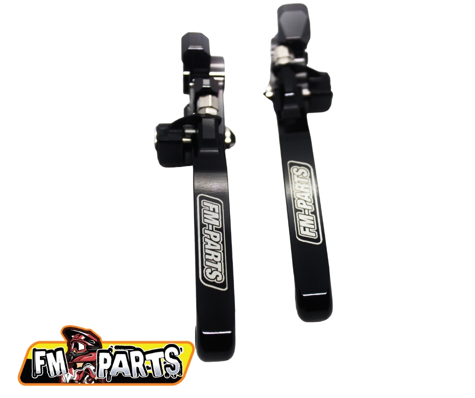 Set Manete Foldabile KTM 2015-2025 Fm-Parts Black