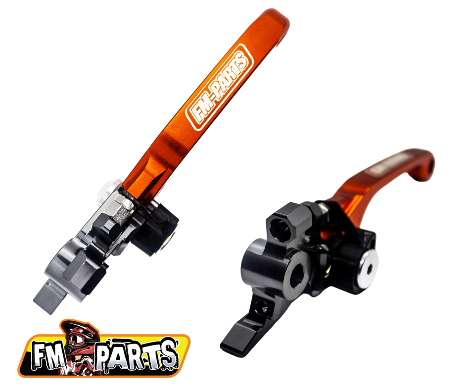 Set Manete Foldabile KTM 2015-2023 Orange FmParts - imagine 2