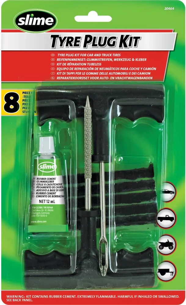 Kit Reparație Pană Slime Tire Plug