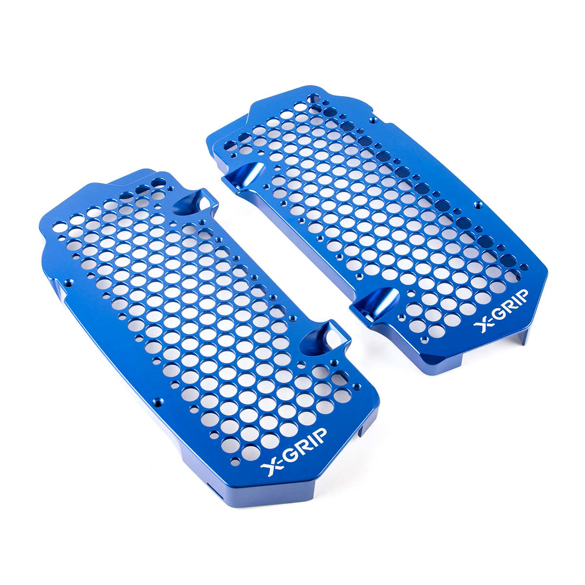 Protectii radiator X-GRIP TBI KTM Husqvarna Gas Gas 2024–2026 ALBASTRU