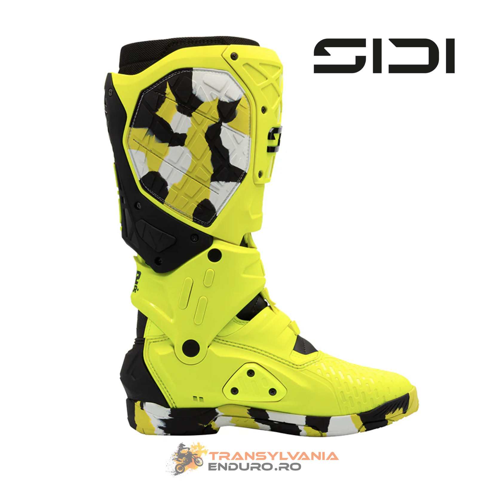 Cizme Moto MX Enduro Sidi Crossair X Fluo RACR001 2026 - imagine 2