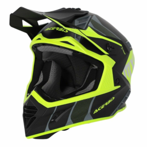 Casca Acerbis Steel Carbon 22.06 Black Yellow Fluo