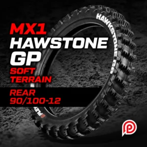 Cauciuc Plews MX 1 Hawkstone GP Sand Paddle Rear de nisip motocross 90/100-16 [ HARD ]