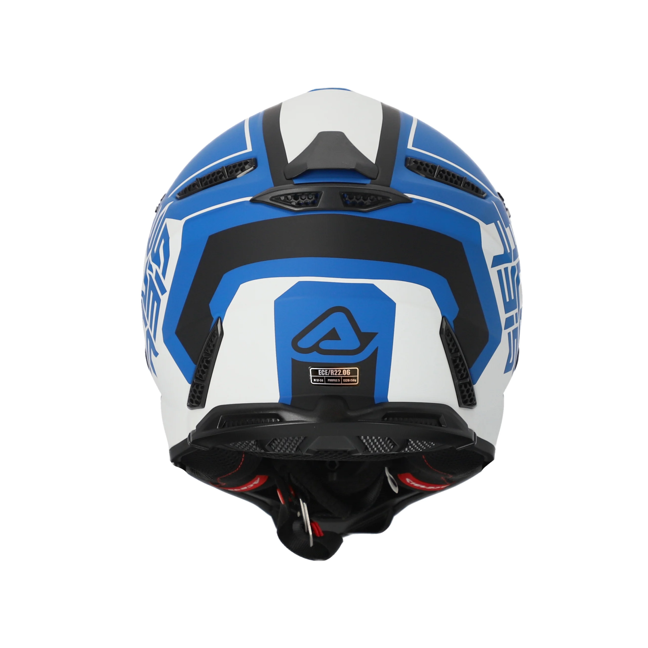 Casca Acerbis Profile 5 White/Blue - imagine 3