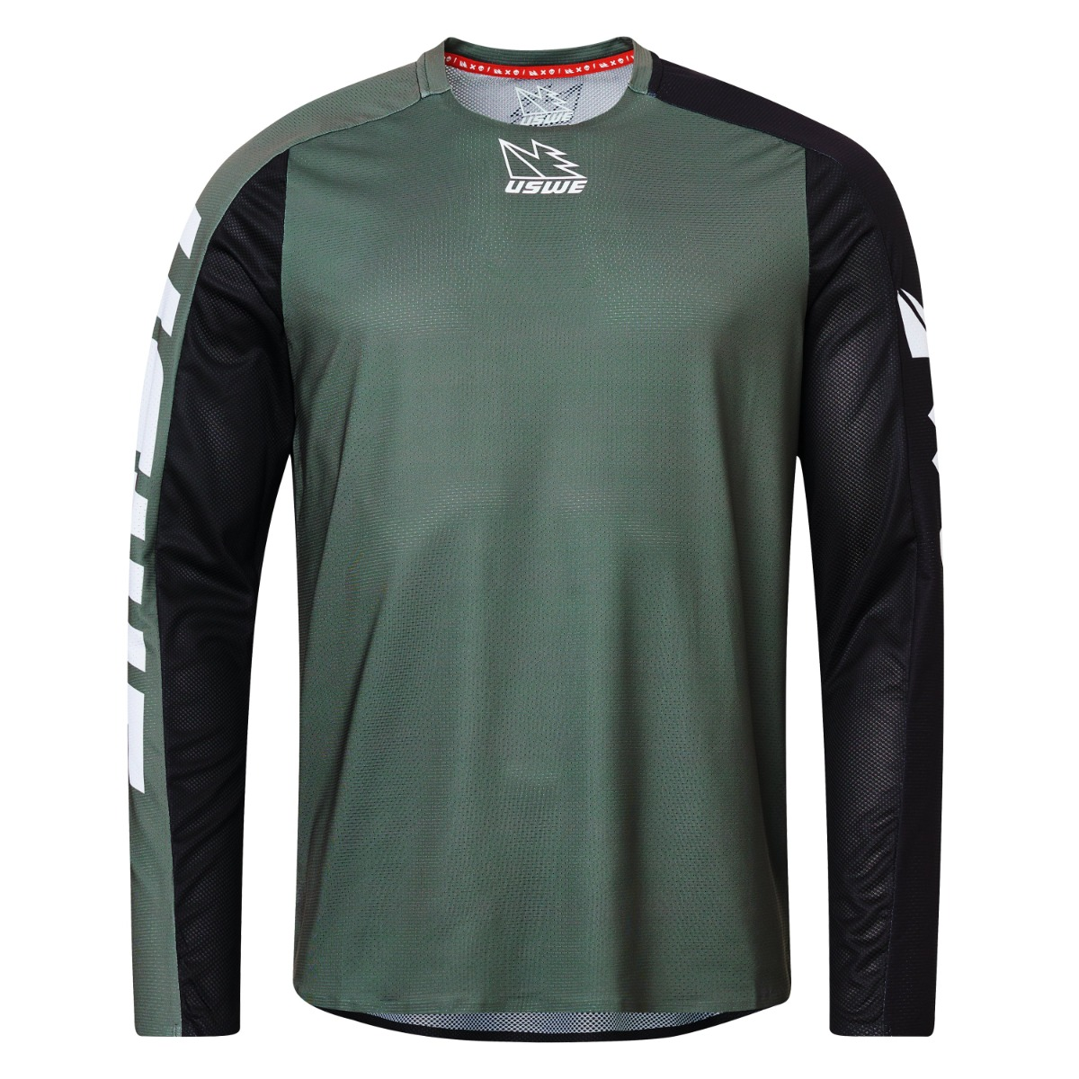 Tricou USWE Kalk Off-Road Olive Green - imagine 3