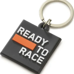 LOGO RUBBER KEYHOLDER BLACK