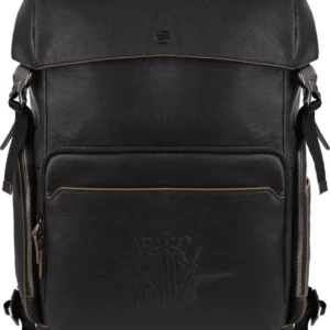 PIQUADRO LEATHER BACKPACK