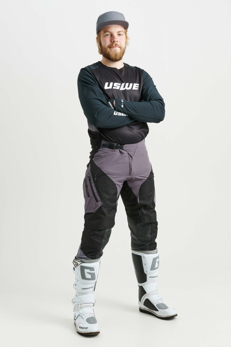 Pantaloni USWE Lera Off-Road Black - imagine 4