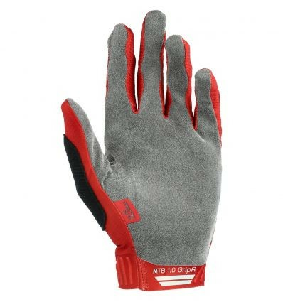 Manusi LEATT 1.0 GripR Chilli Red MicronGrip - imagine 2