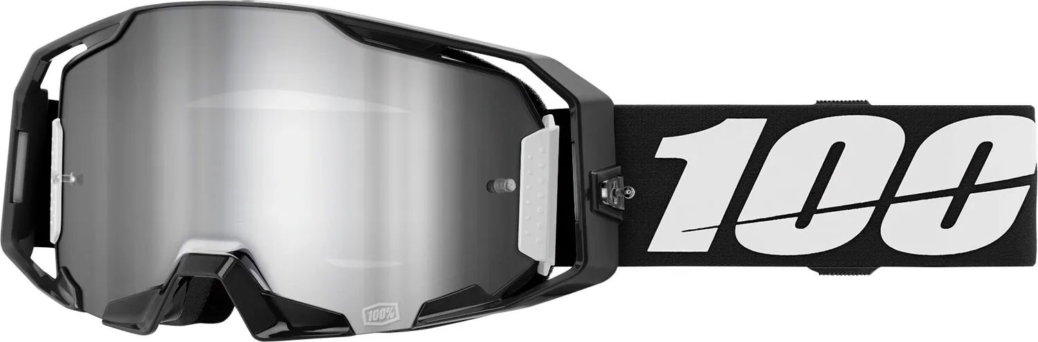 Ochelari 100% Armatic Black - Silver Mirror - imagine 2