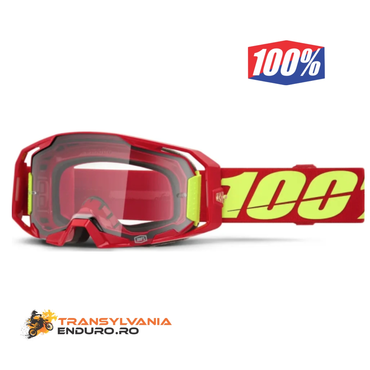 Ochelari 100% Armatic Red - Clear