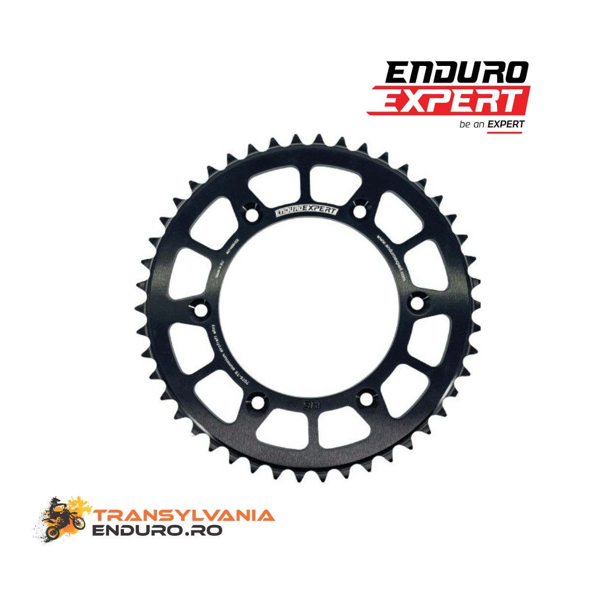 Pinion spate 50 dinti KTM / Husqvarna / GasGas Aluminiu Negru