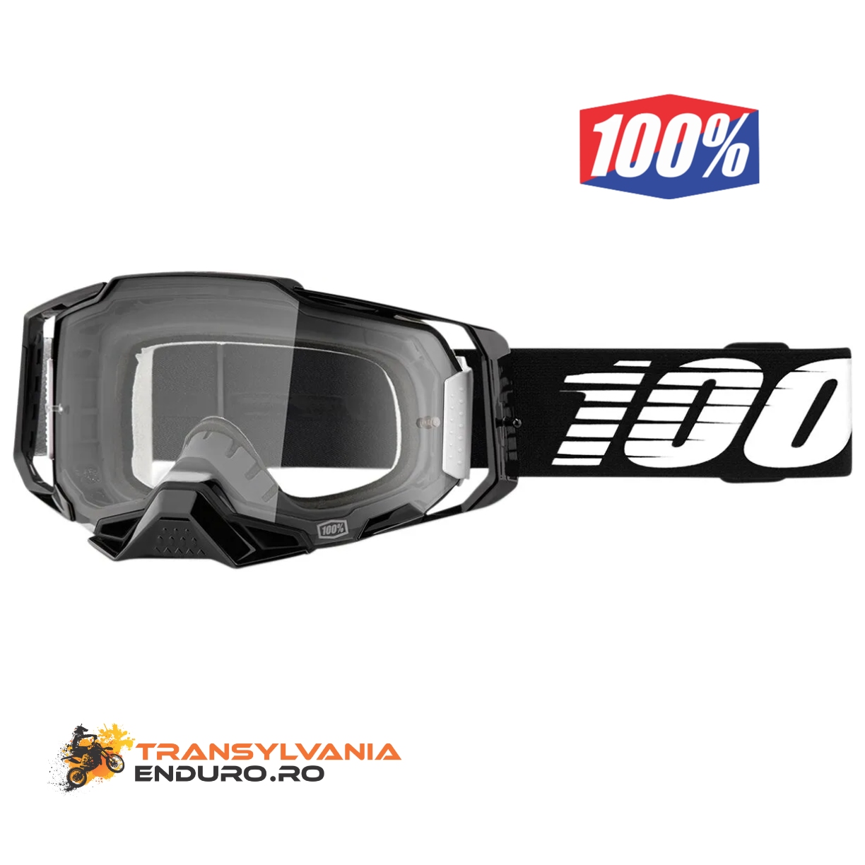 Ochelari 100% Armega Black Clear