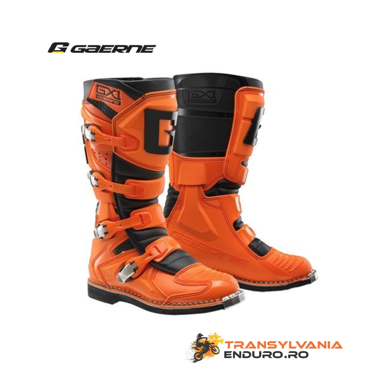 Cizme Gaerne GX1 Orange Black