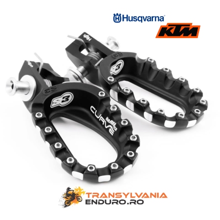 Scarite S3 Curve Coborate Negre KTM/Husqvarna 17-23