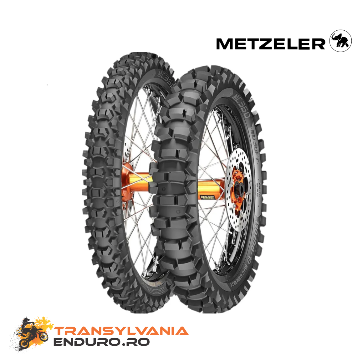 Anvelopa Spate 110/90-19 Metzeler Mc360 Mid-hard