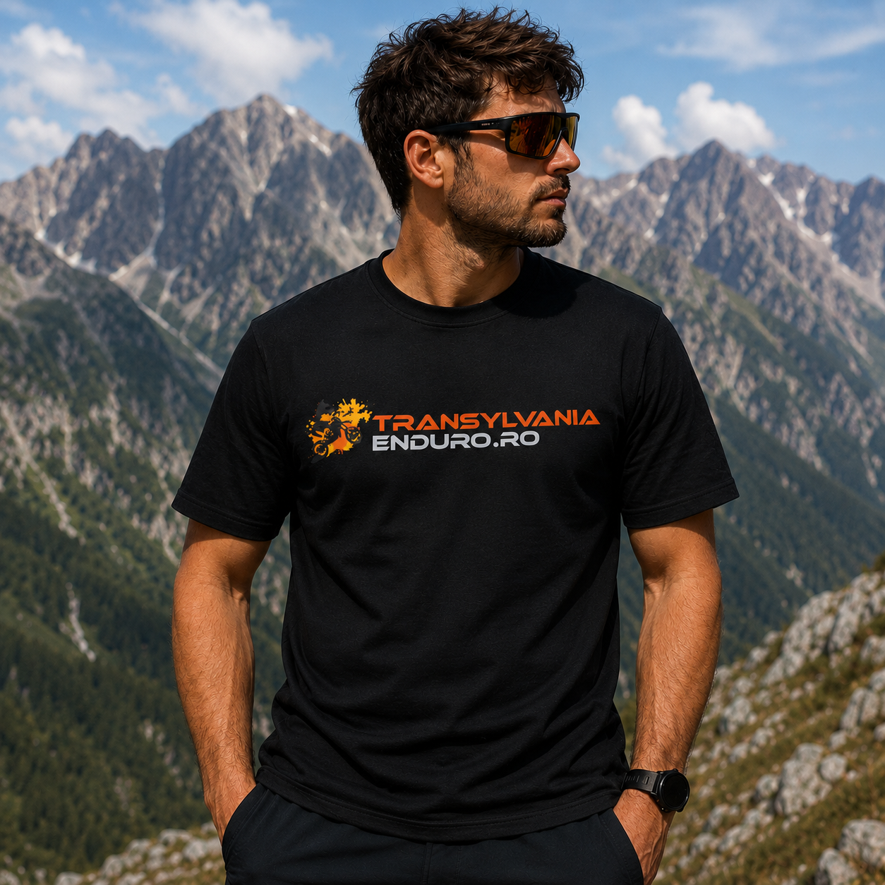TRICOU TRANSYLVANIA ENDURO – TEAM EDITION NEGRU