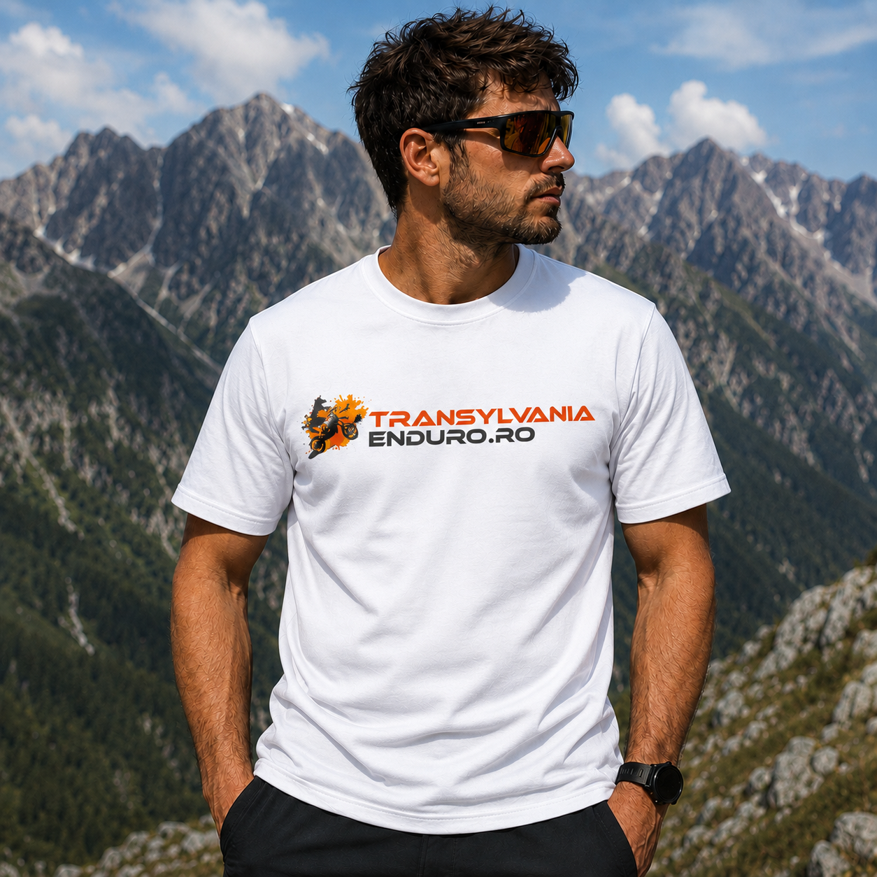 TRICOU TRANSYLVANIA ENDURO – TEAM EDITION ALB