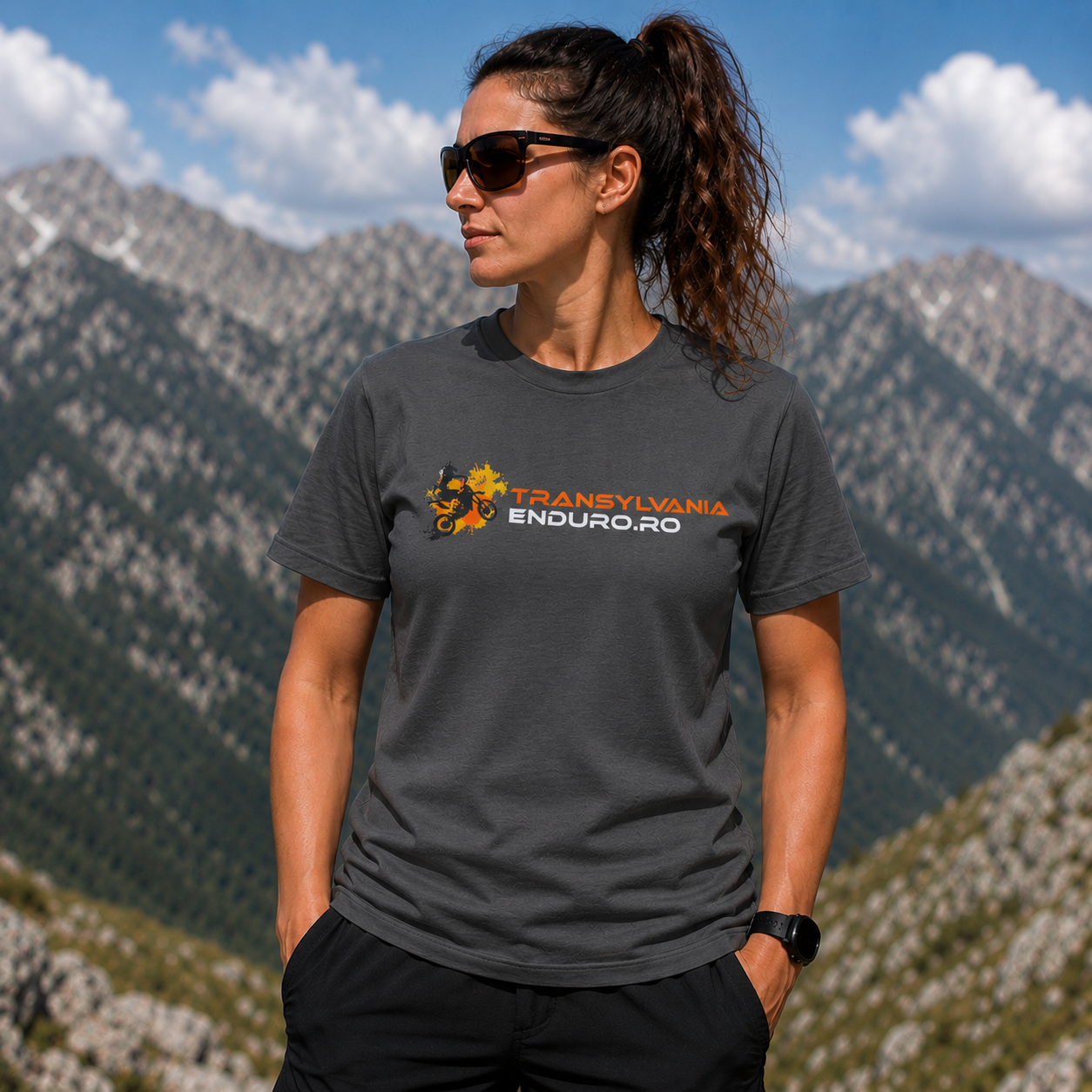 TRICOU TRANSYLVANIA ENDURO – TEAM EDITION ANTRACIT