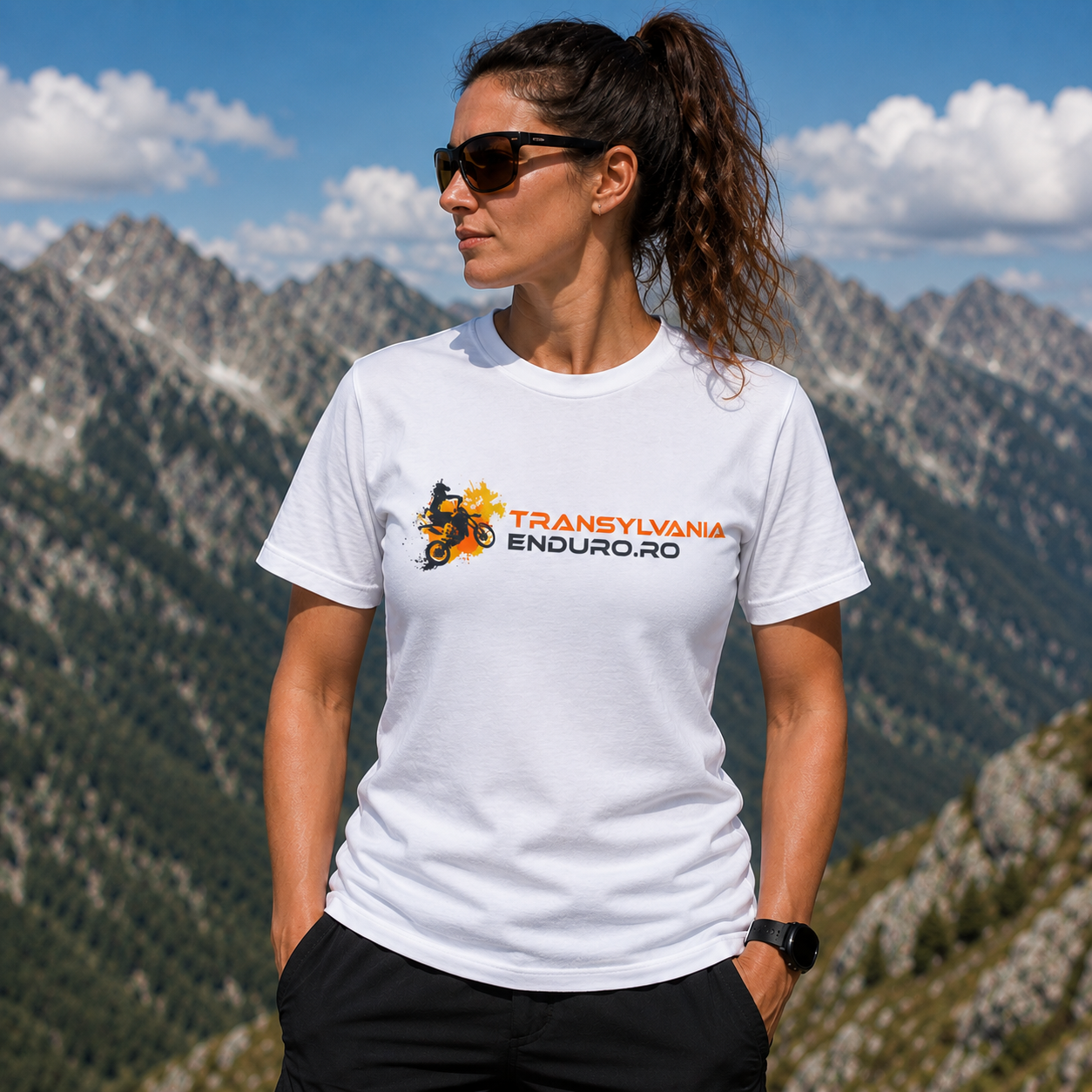 TRICOU TRANSYLVANIA ENDURO – TEAM EDITION ALB
