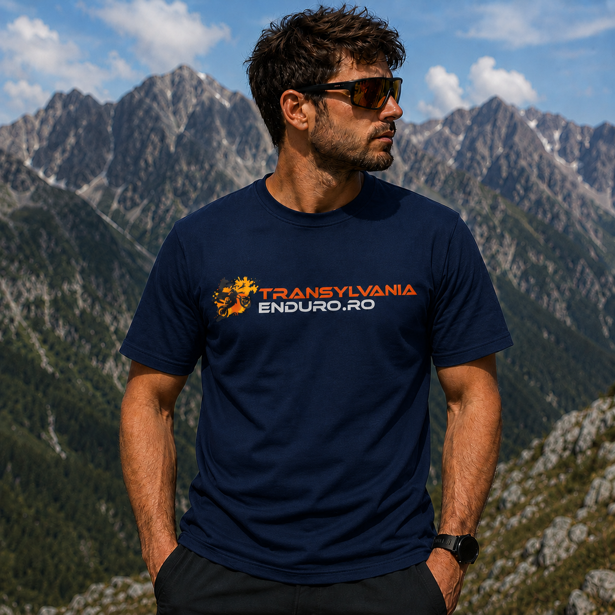 TRICOU TRANSYLVANIA ENDURO – TEAM EDITION ALBASTRU