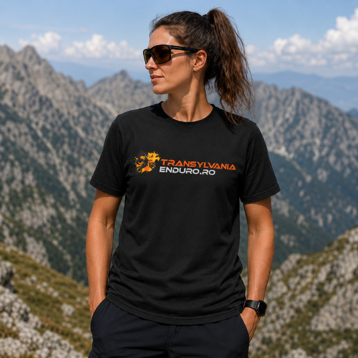 TRICOU TRANSYLVANIA ENDURO – TEAM EDITION NEGRU