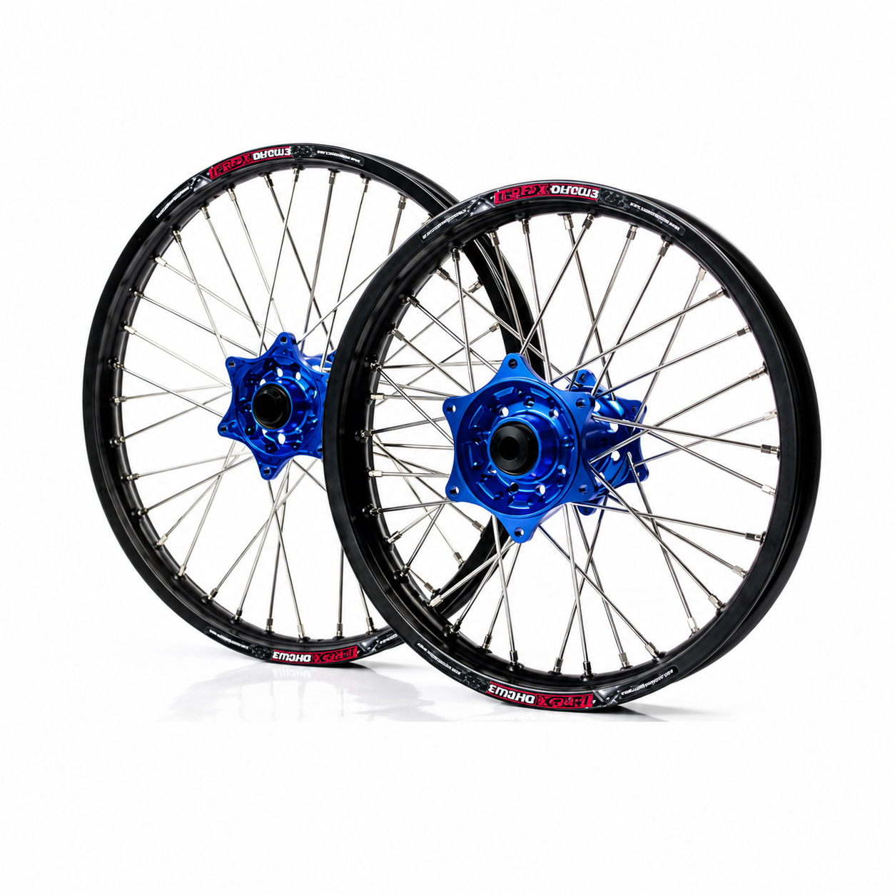 Set Roti Enduro KTM/Husqvarna/GasGas 21/18 Enduro Expert Butuc Albastru