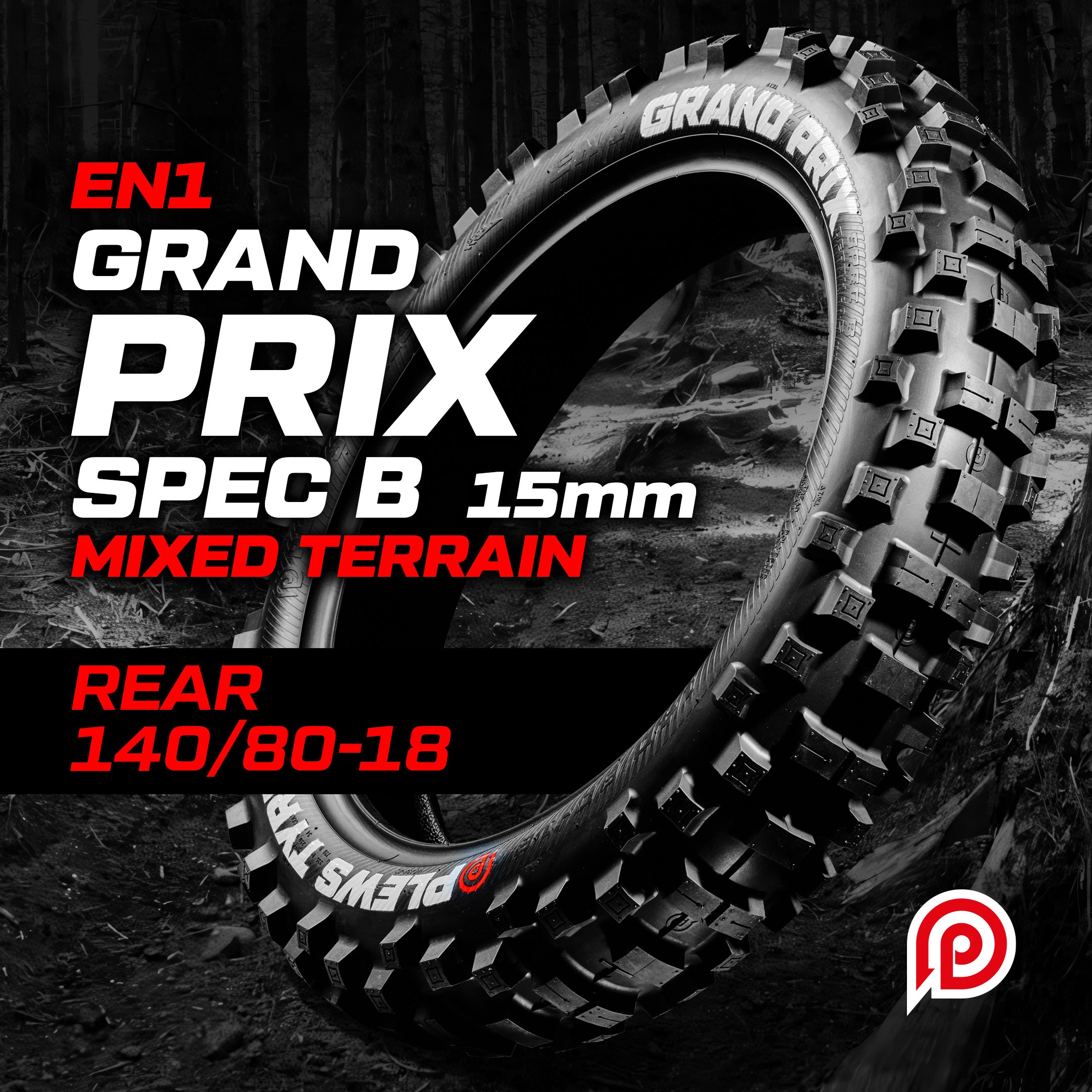 Cauciuc PLEWS EN1 Enduro Grand Prix Spec B 140/80-18 Medium- Soft (Model Nou)