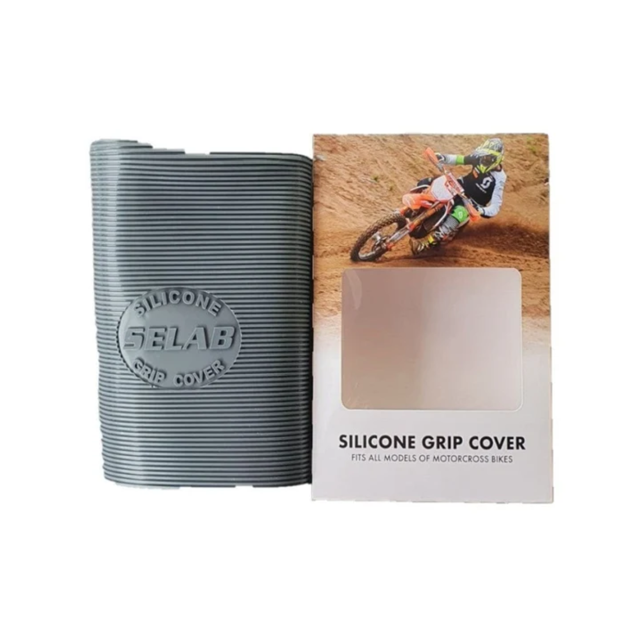 Husa Sa SELAB Rifled Silicon Ultra Grip Universala Enduro / Motocross GREY